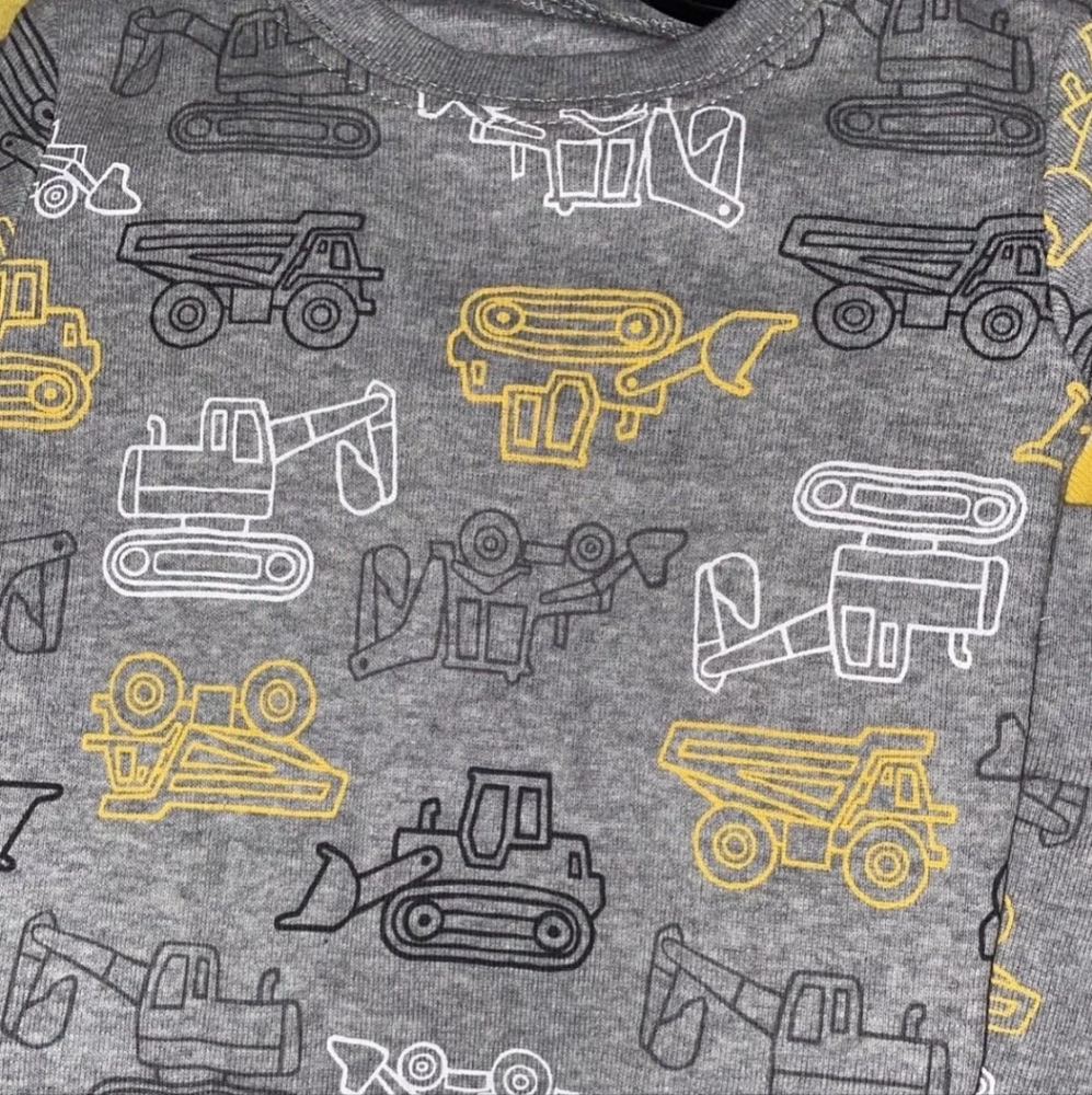 New! Kids Headquarters Kids' boys 4-Piece Cotton PJ Set Construction size 6 NWT! - Picture 8 of 9